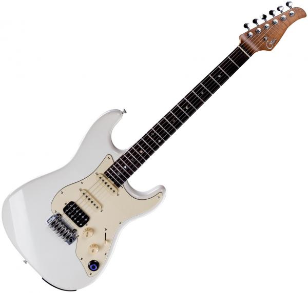 Guitare électrique modélisation & midi Mooer GTRS Professional P800 Intelligent Guitar - Olympic white