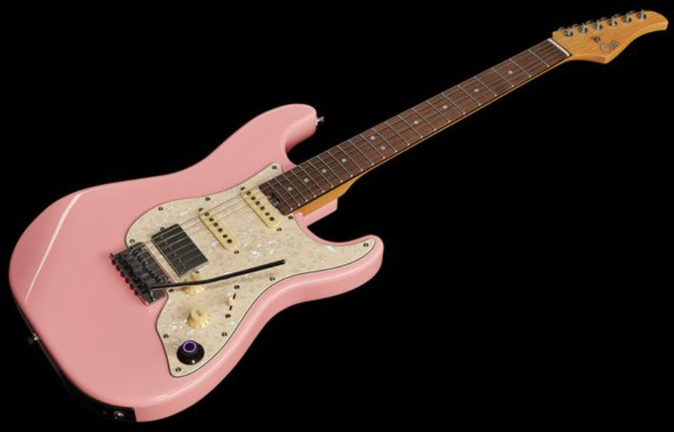 Mooer Gtrs S800 Hss Trem Rw - Shell Pink - Guitare Électrique ModÉlisation & Midi - Variation 2