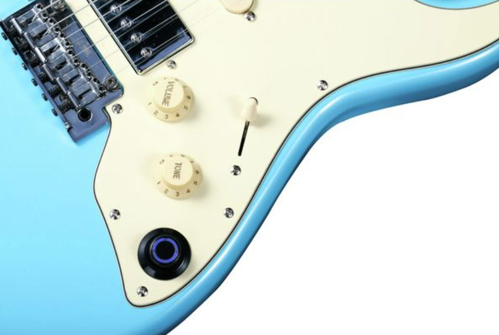 Mooer Gtrs S801 Hss Trem Mn - Sonic Blue - Guitare Électrique ModÉlisation & Midi - Variation 2