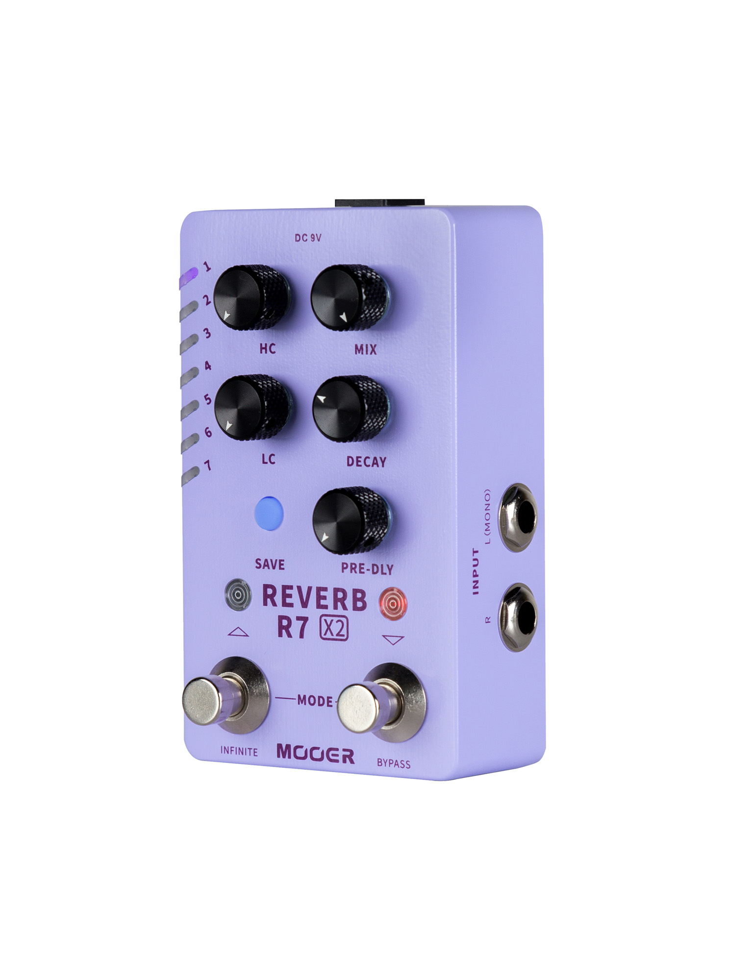 Mooer R7x2 Reverb - PÉdale Reverb / Delay / Echo - Variation 2