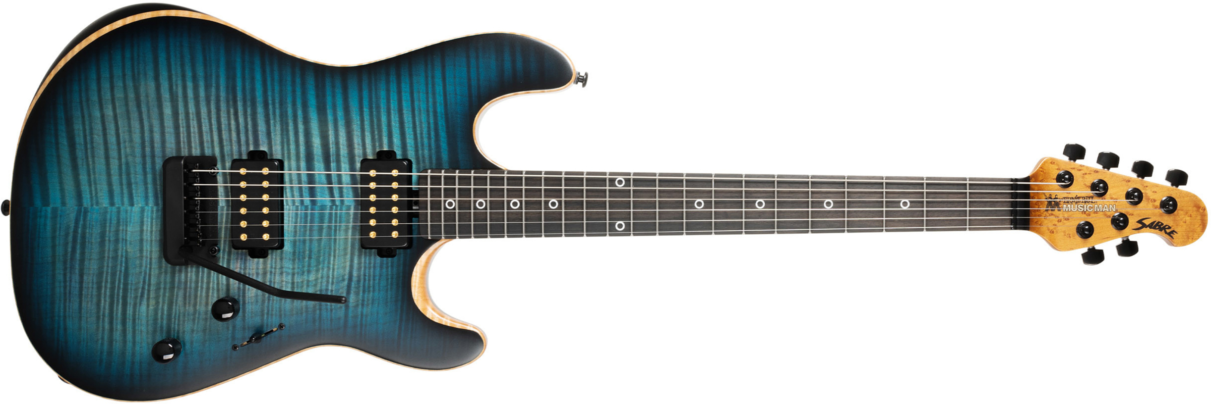 Music Man Rabea Massad Sabre Signature 2h Trem Eb - Carian Burst - Guitare Électrique Signature - Main picture
