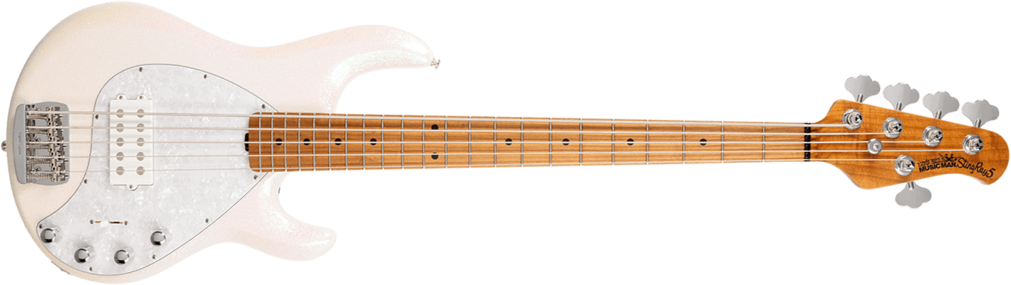 Music Man Stingray Special H 5c Active Mn +housse - Dazzler - Basse Électrique Solid Body - Main picture