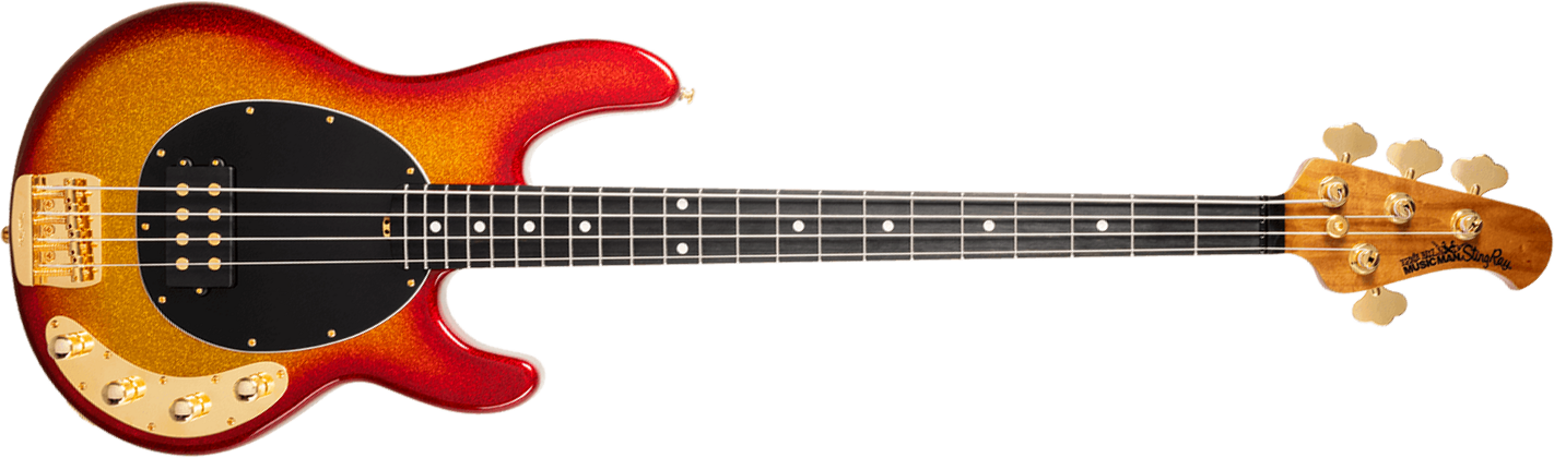 Music Man Stingray Special H Active Eb +housse - Cherry Punch - Basse Électrique Solid Body - Main picture