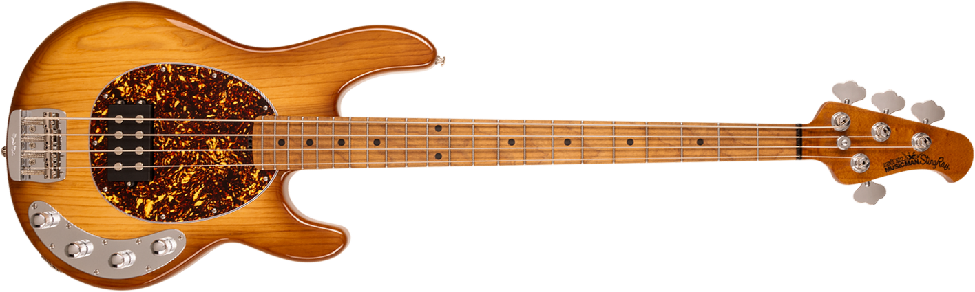 Music Man Stingray Special H Active Mn +housse - Hot Honey - Basse Électrique Solid Body - Main picture