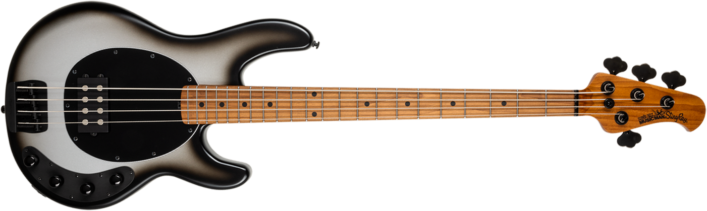 Music Man Stingray Special H Active Mn +housse - Black Rock - Basse Électrique Solid Body - Main picture