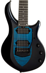 Guitare électrique 7 cordes Music man John Petrucci Majesty 7 - Okelani blue