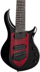Guitare électrique 8 et 9 cordes Music man John Petrucci Majesty 8 - Sanguine red