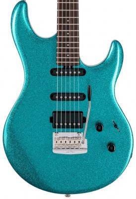 Guitare électrique solid body Music man Steve Lukather Luke III HSS - Ocean sparkle