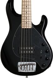 Basse électrique solid body Music man Stringray Bass 5 H Cobalt (MN) - Black