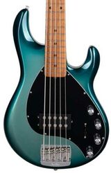Basse électrique solid body Music man StingRay Special H 5-String (MN) +Gig Bag - Frost green