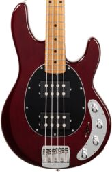 Basse électrique solid body Music man StingRay Special HH +Gig Bag - Translucent Oxblood