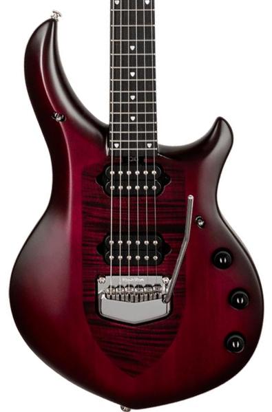 Guitare électrique signature Music man John Petrucci Majesty 6 +Gig Bag - Amaranth 