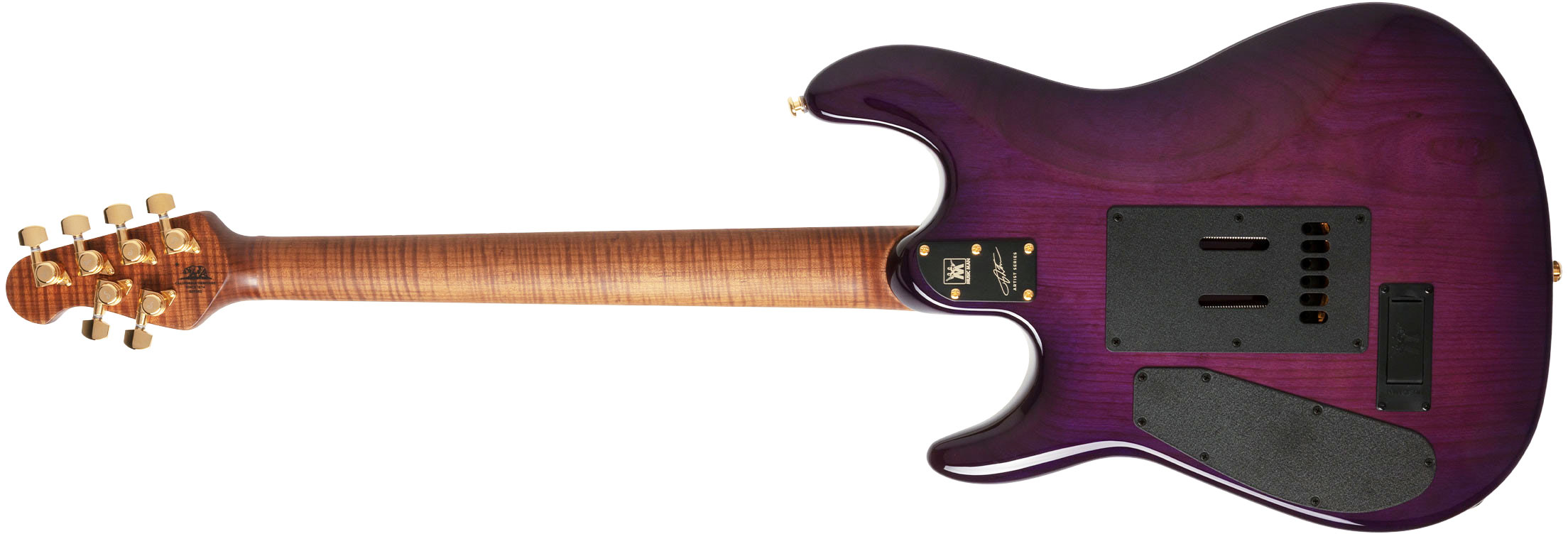 Music Man Jason Richardson 6 Cutlass Signature 6c 2h Trem Mn - Majora Purple - Guitare Électrique Forme Str - Variation 1