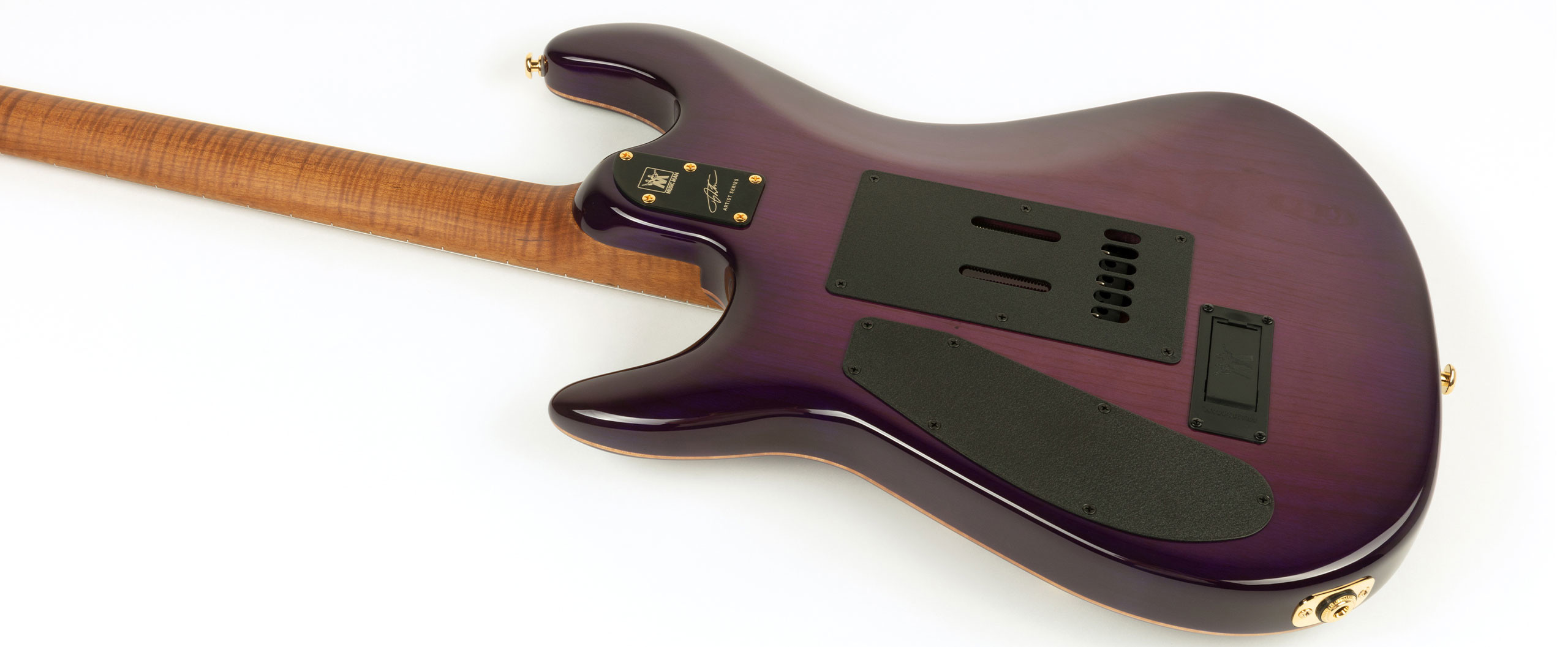 Music Man Jason Richardson 6 Cutlass Signature 6c 2h Trem Mn - Majora Purple - Guitare Électrique Forme Str - Variation 5