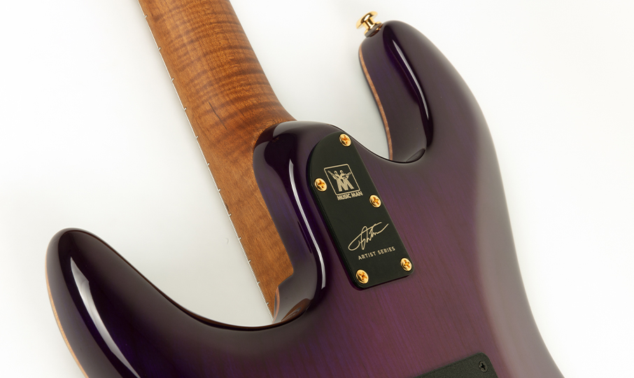 Music Man Jason Richardson 6 Cutlass Signature 6c 2h Trem Mn - Majora Purple - Guitare Électrique Forme Str - Variation 6