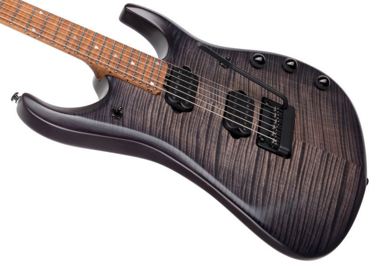 Music Man John Petrucci Jp15 Signature Hh Dimarzio Piezo Trem Mn - Flame Trans Black Burst - Guitare Électrique MÉtal - Variation 3