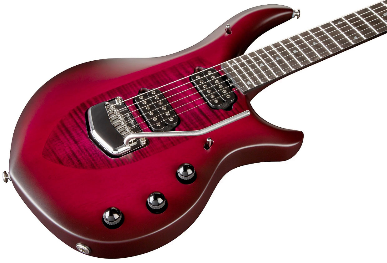 Music Man John Petrucci Majesty 6 Signature 2h Dimarzio Piezo Trem Eb +housse - Amaranth - Guitare Électrique Signature - Variation 2