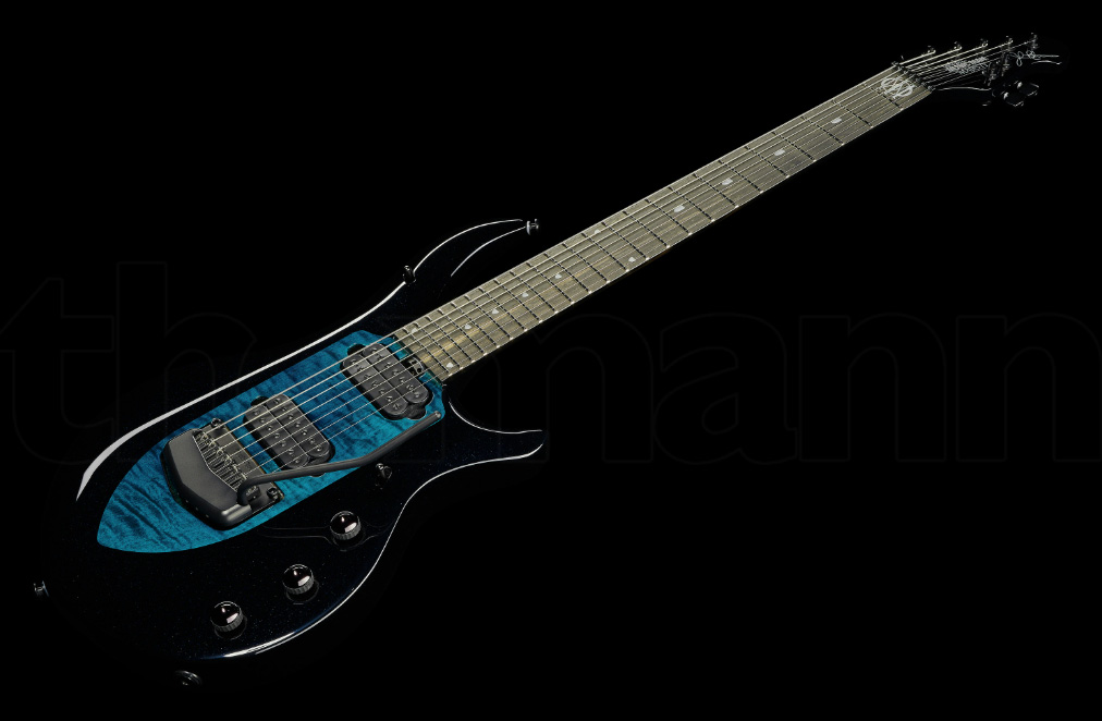 Music Man John Petrucci Majesty 7 Signature 2h Dimarzio Piezo Trem Eb - Okelani Blue - Guitare Électrique 7 Cordes - Variation 2