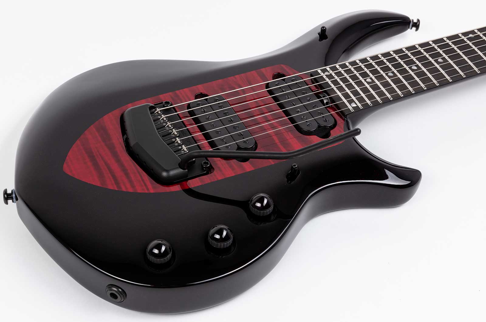 Music Man John Petrucci Majesty 7c Signature 2h Dimarzio Piezo Trem Eb +housse - Sanguine Red - Guitare Électrique Signature - Variation 2