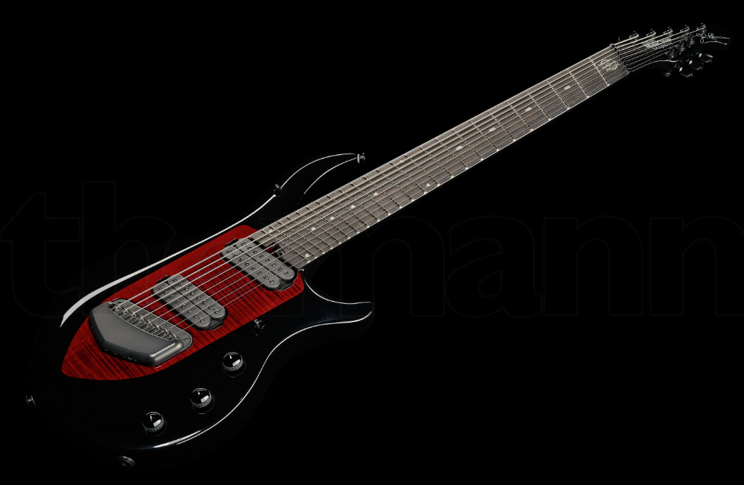 Music Man John Petrucci Majesty 8c Signature 2h Dimarzio Piezo Ht Eb - Sanguine Red - Guitare Électrique 8 Et 9 Cordes - Variation 2