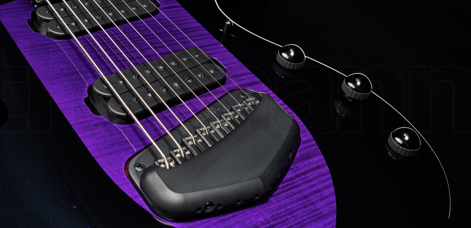 Music Man John Petrucci Majesty 8c Signature 2h Dimarzio Piezo Ht Eb - Wisteria Blossom - Guitare Électrique 8 Et 9 Cordes - Variation 3