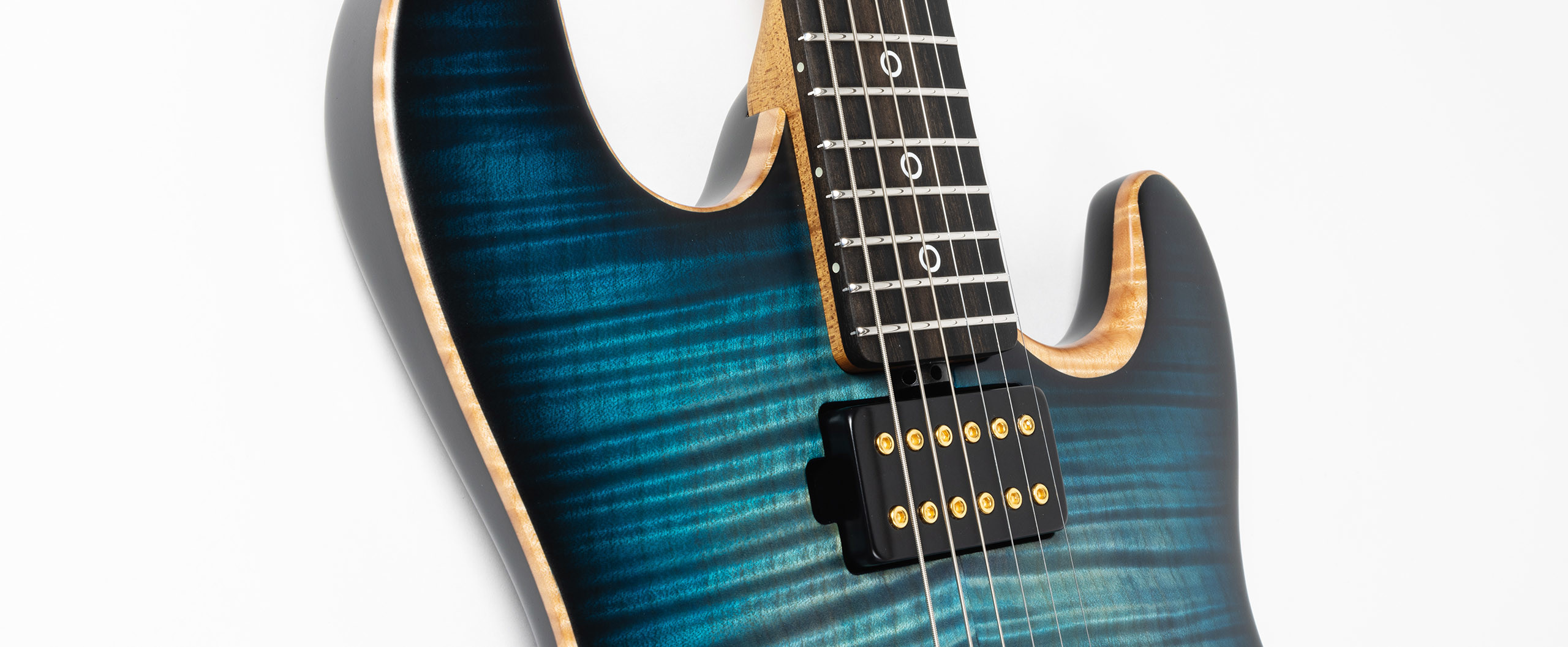 Music Man Rabea Massad Sabre Signature 2h Trem Eb - Carian Burst - Guitare Électrique Signature - Variation 4