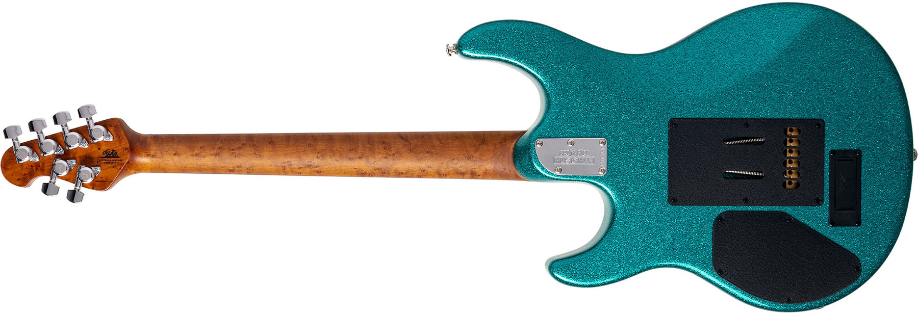 Music Man Steve Lukather Luke Iii 3 Hss Signature Trem Rw - Ocean Sparkle - Guitare Électrique Forme Str - Variation 1