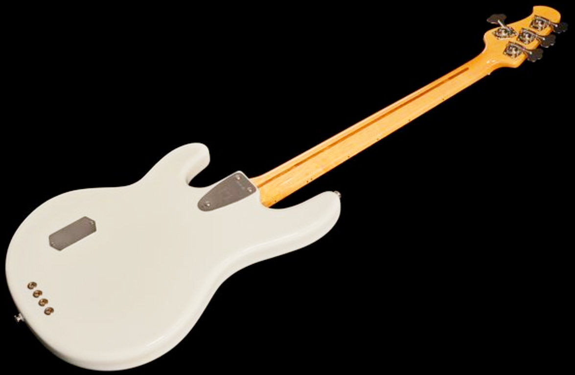 Music Man Stingray Retro 70s Usa Active Mn - White - Basse Électrique Solid Body - Variation 2