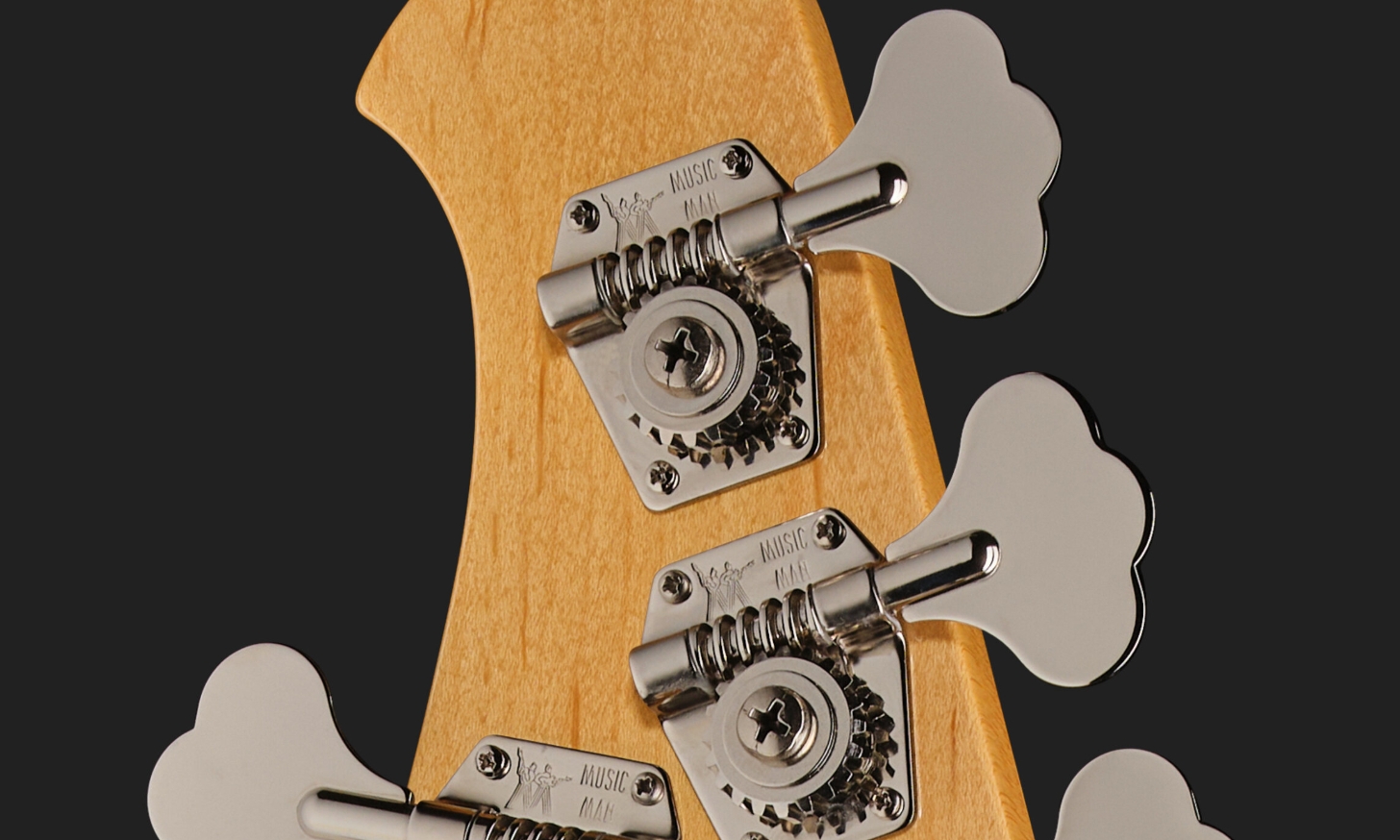 Music Man Stingray Retro 70s Usa Active Mn - White - Basse Électrique Solid Body - Variation 7