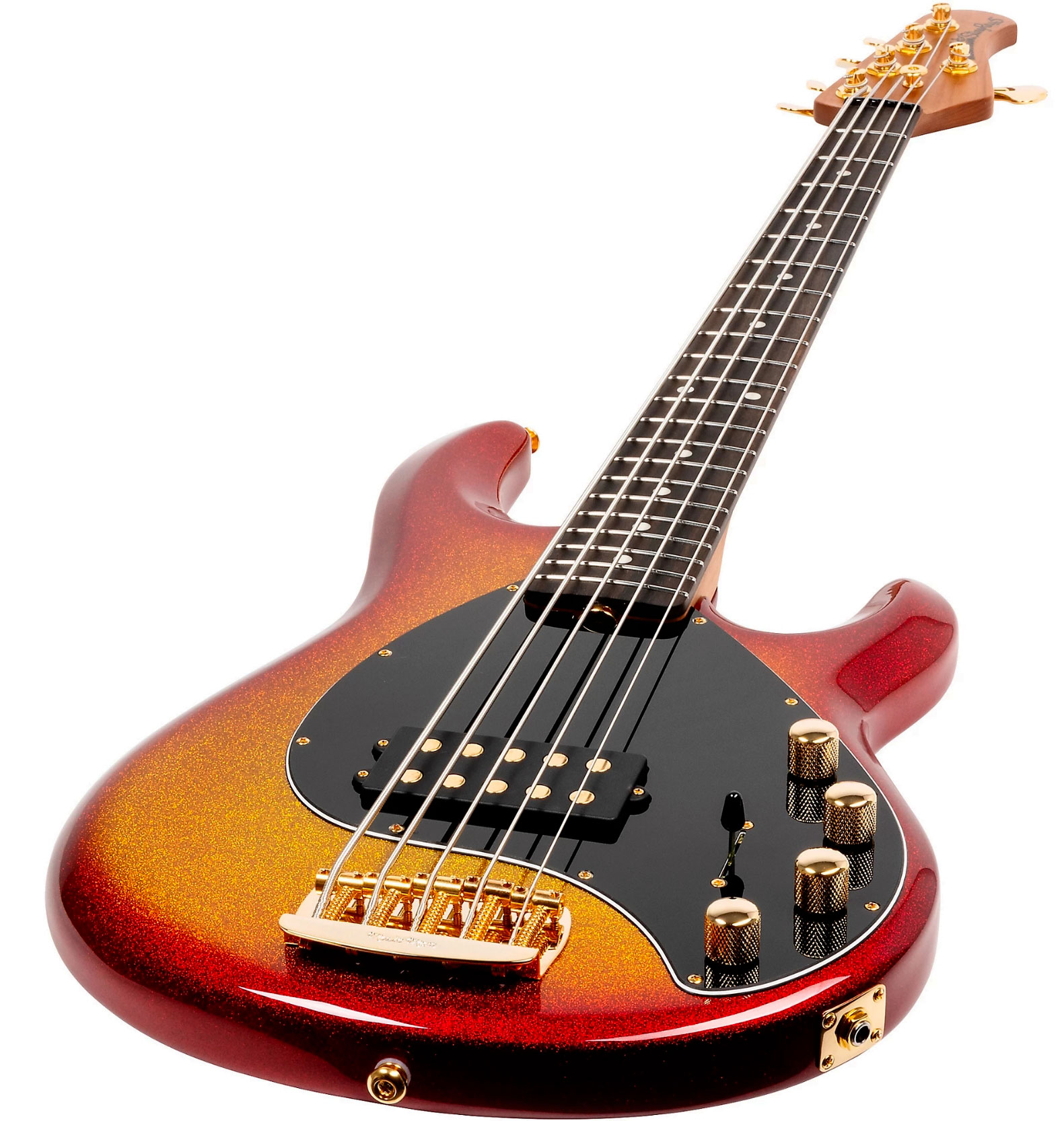 Music Man Stingray Special H 5c Active Eb +housse - Cherry Punch - Basse Électrique Solid Body - Variation 2