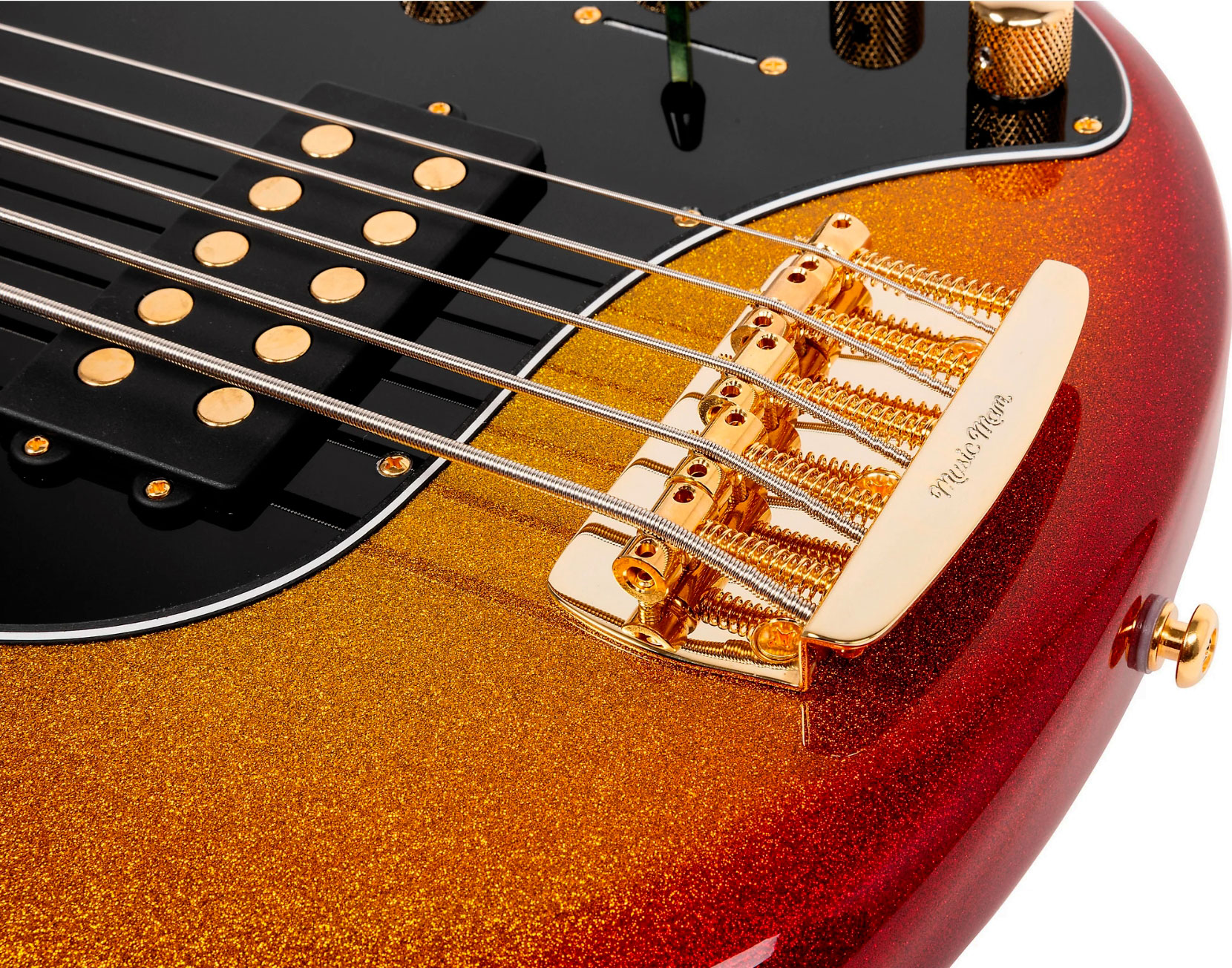 Music Man Stingray Special H 5c Active Eb +housse - Cherry Punch - Basse Électrique Solid Body - Variation 4