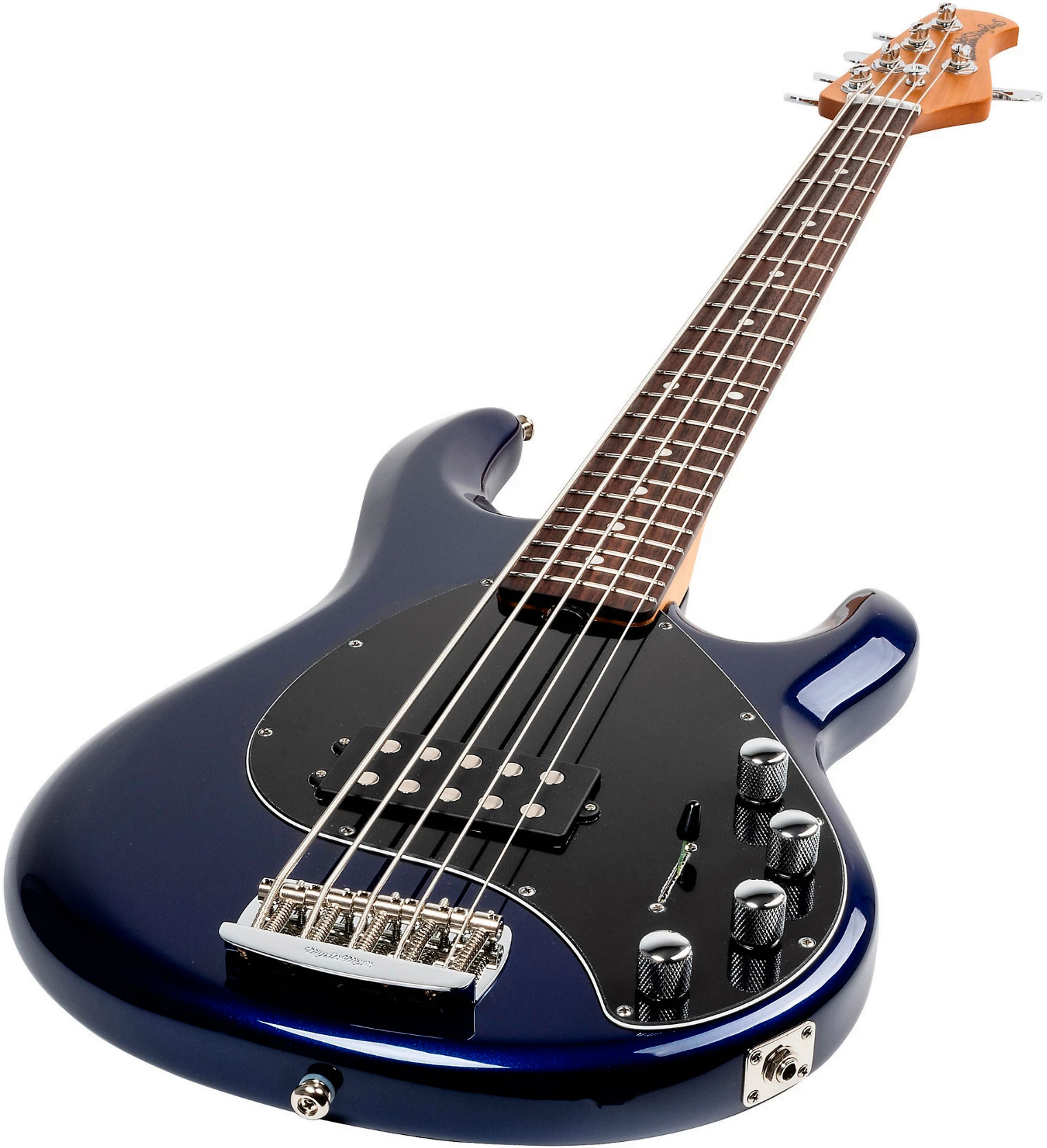 Music Man Stingray Special H 5c Active Rw +housse - Butane Blue - Basse Électrique Solid Body - Variation 2