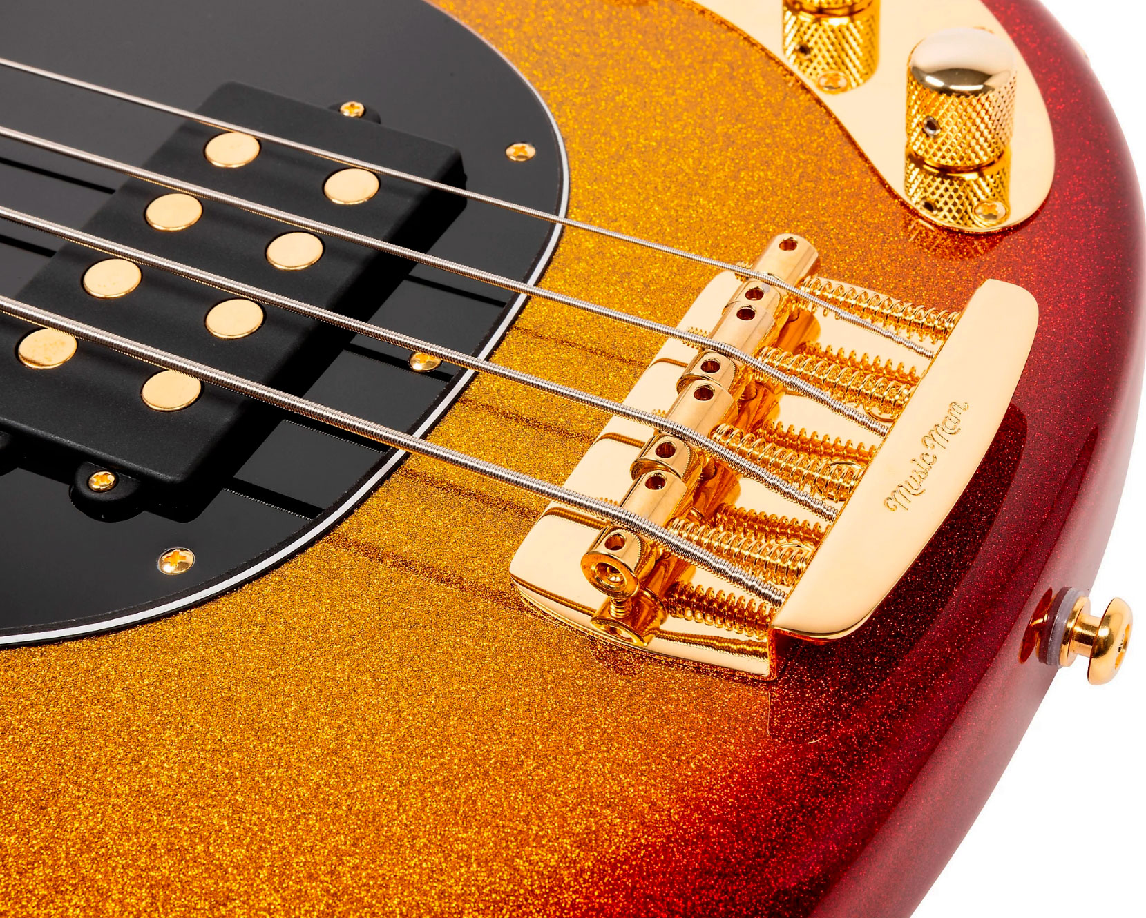 Music Man Stingray Special H Active Eb +housse - Cherry Punch - Basse Électrique Solid Body - Variation 4