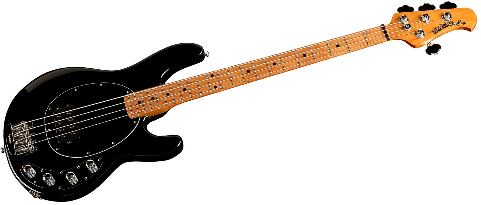 Music Man Stingray Special H Active Mn +housse - Black - Basse Électrique Solid Body - Variation 2