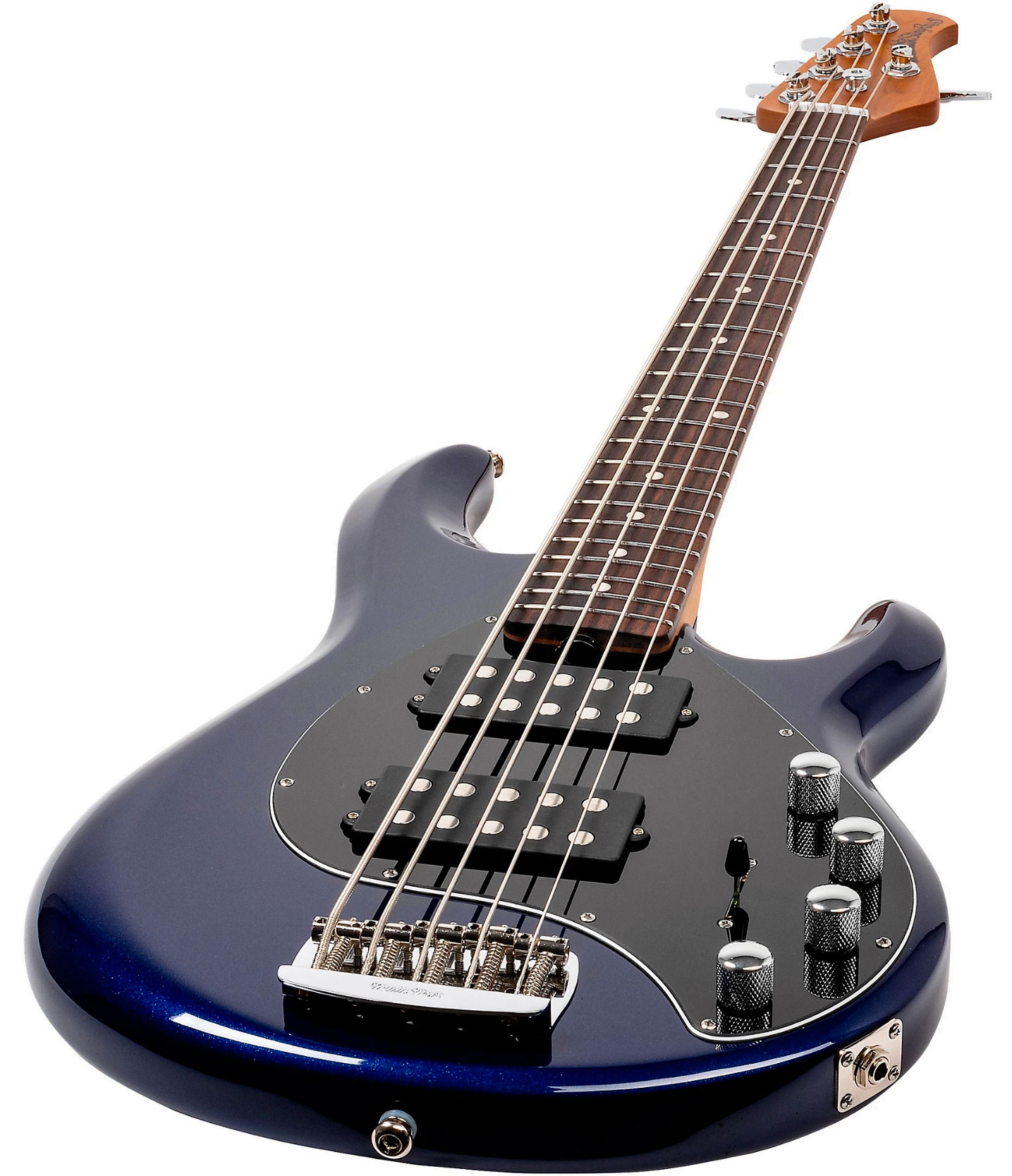 Music Man Stingray Special Hh 5c Active Rw +housse - Butane Blue - Basse Électrique Solid Body - Variation 2