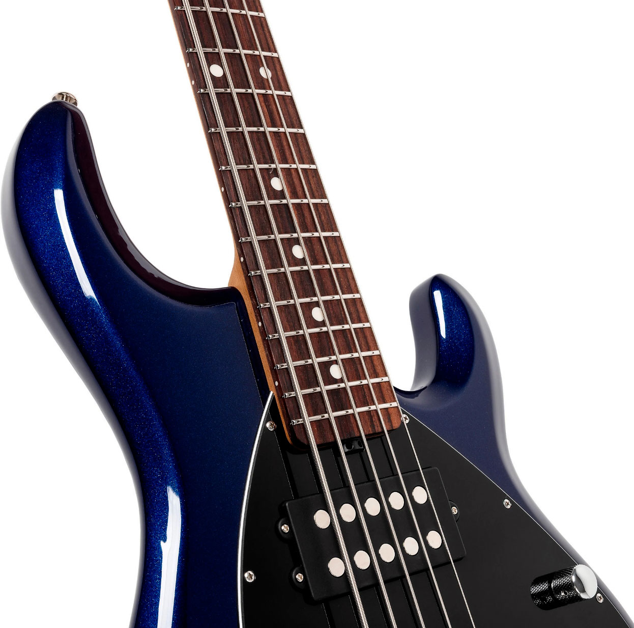 Music Man Stingray Special Hh 5c Active Rw +housse - Butane Blue - Basse Électrique Solid Body - Variation 3