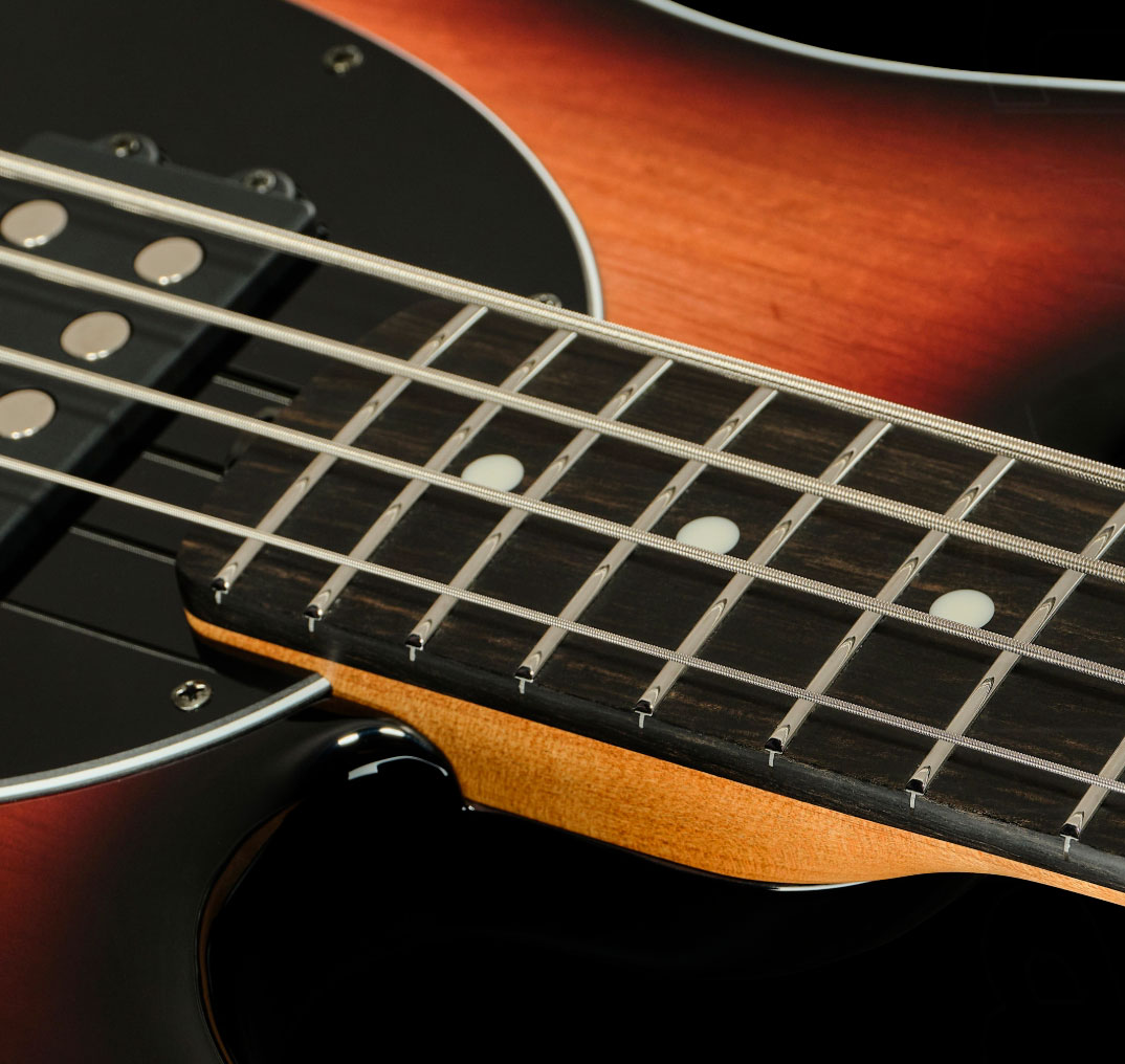 Music Man Stingray Special Hh Active Eb +housse - Faded Vintage Sunburst - Basse Électrique Solid Body - Variation 3