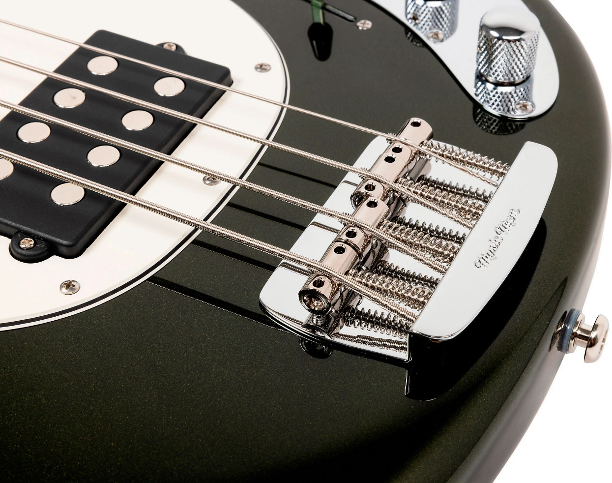 Music Man Stingray Special Hh Active Rw +housse - Fallout Green - Basse Électrique Solid Body - Variation 4