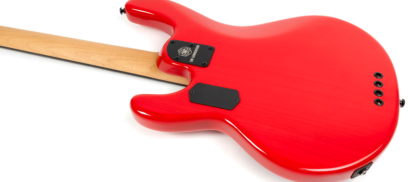 Music Man Tim Commerford Stingray Bass Active Signature Eb - Caliper Red - Basse Électrique Solid Body - Variation 5