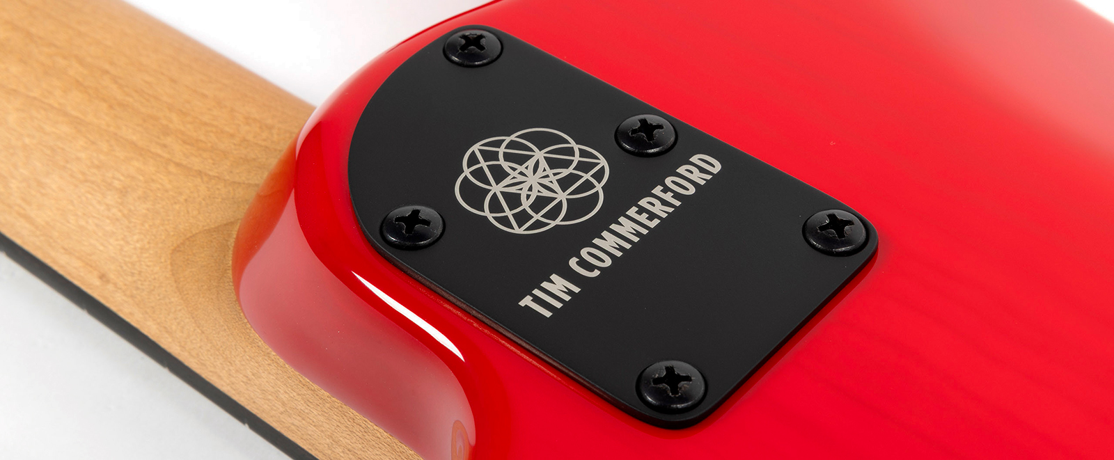 Music Man Tim Commerford Stingray Bass Active Signature Eb - Caliper Red - Basse Électrique Solid Body - Variation 6