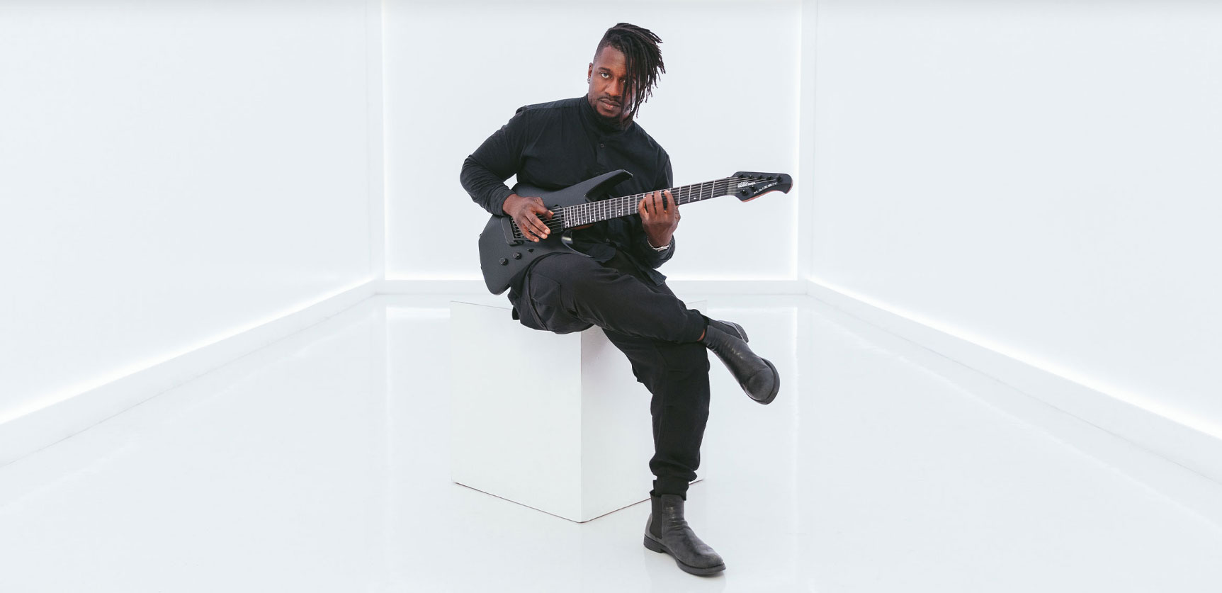 Music Man Tosin Abasi Kaizen 7c Signature Multiscale 2h Trem Eb - Mint - Guitare Électrique Multi-scale - Variation 3