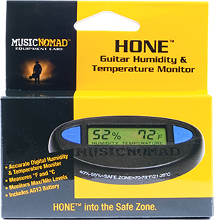 Music Nomad Hone - HygromÈtre Pour Guitare (moniteur D'humiditÉ Et TempÉrature) - Humidificateur - Main picture
