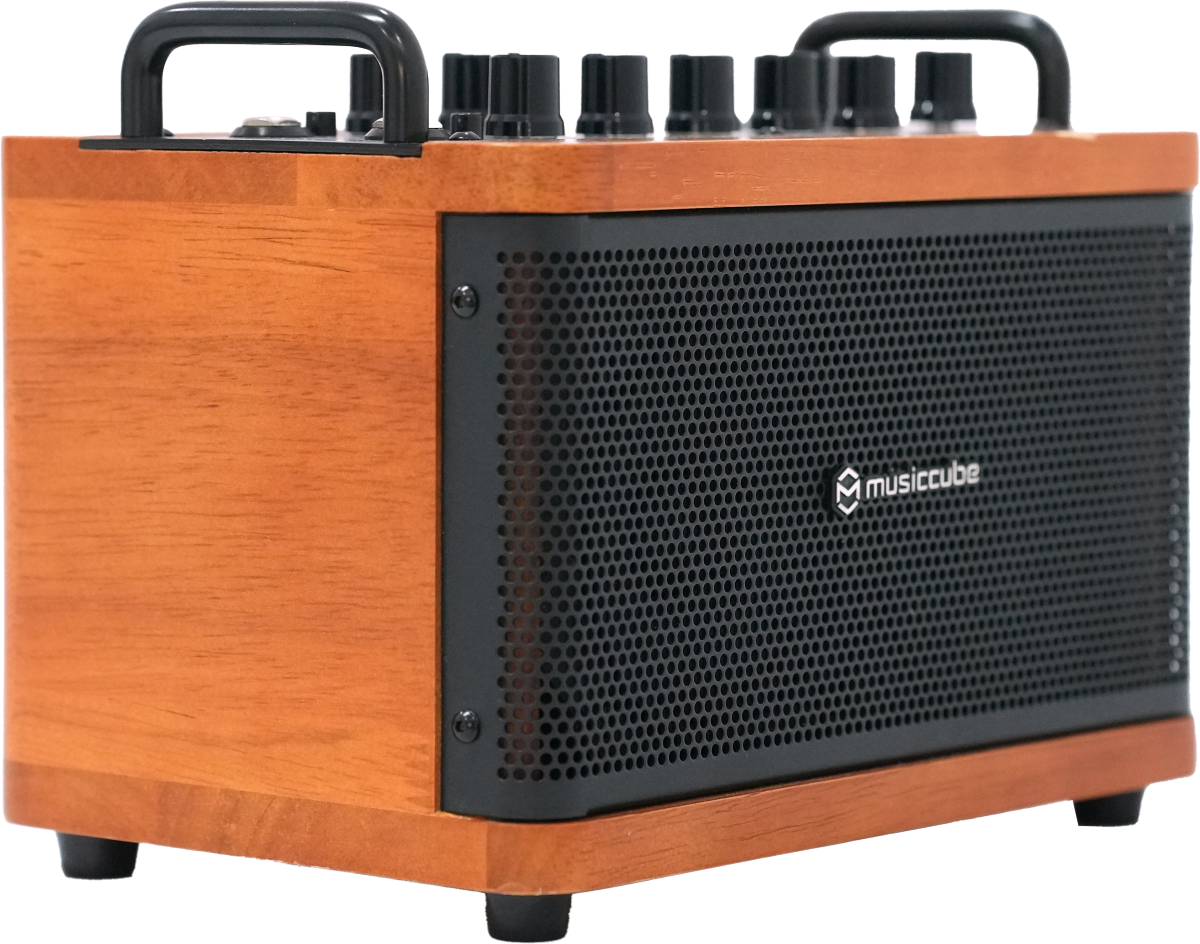 Musiccube Tiny Box D2 Dark Oak Wood - Sono Portable - Variation 3
