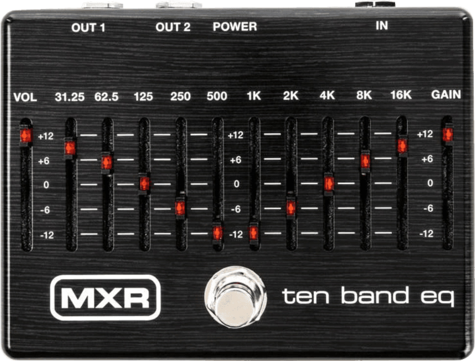 Mxr Ten Band Eq M108s Ltd Black - PÉdale Eq. / Enhancer / Buffer - Main picture