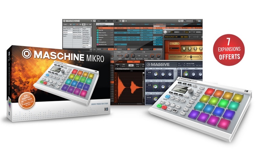 Native Instruments Maschine Mikro Mk2 White - ContrÔleur Midi - Variation 3