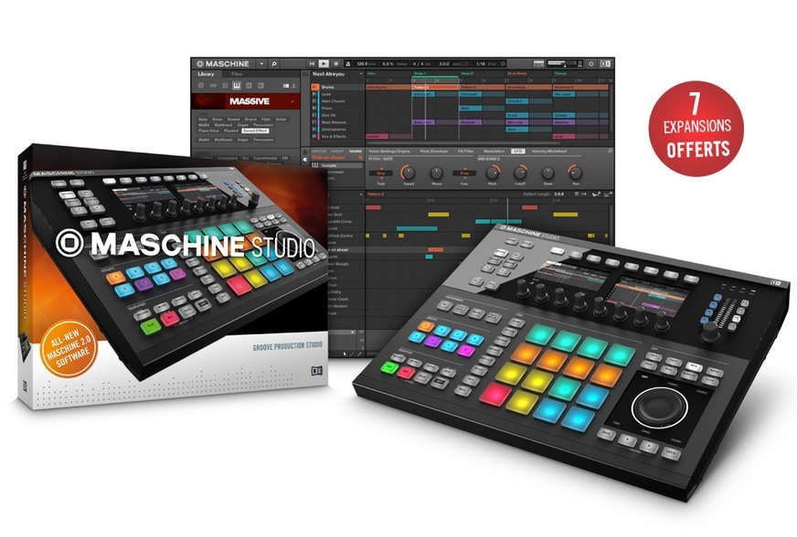 Native Instruments Maschine Studio Noir - ContrÔleur Midi - Variation 2