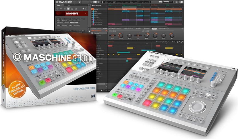 Native Instruments Maschine Studio Blanc - ContrÔleur Midi - Main picture