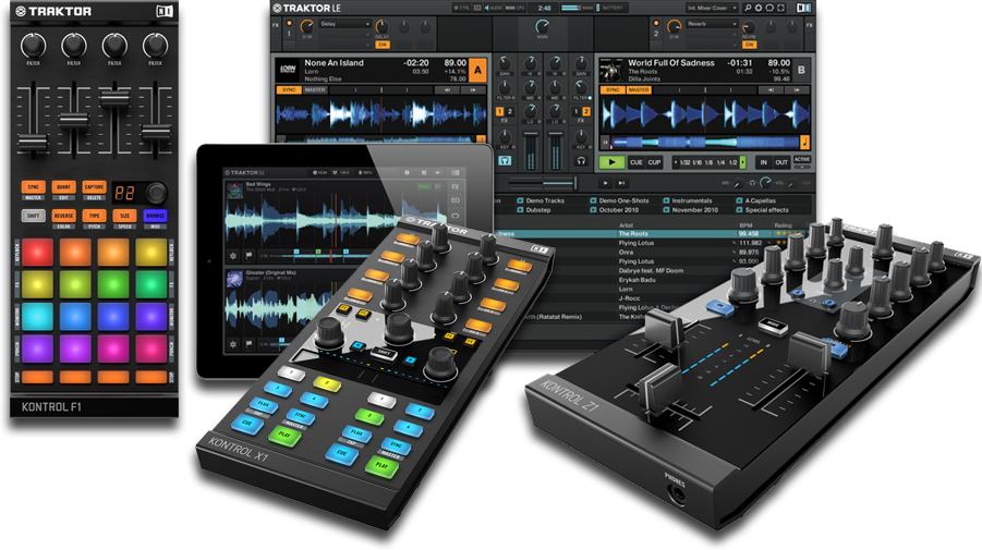 Native Instruments Traktor Kontrol Z1 + Kontrol F1  + Kontrol X1 Mk2 - Pack Dj - Main picture