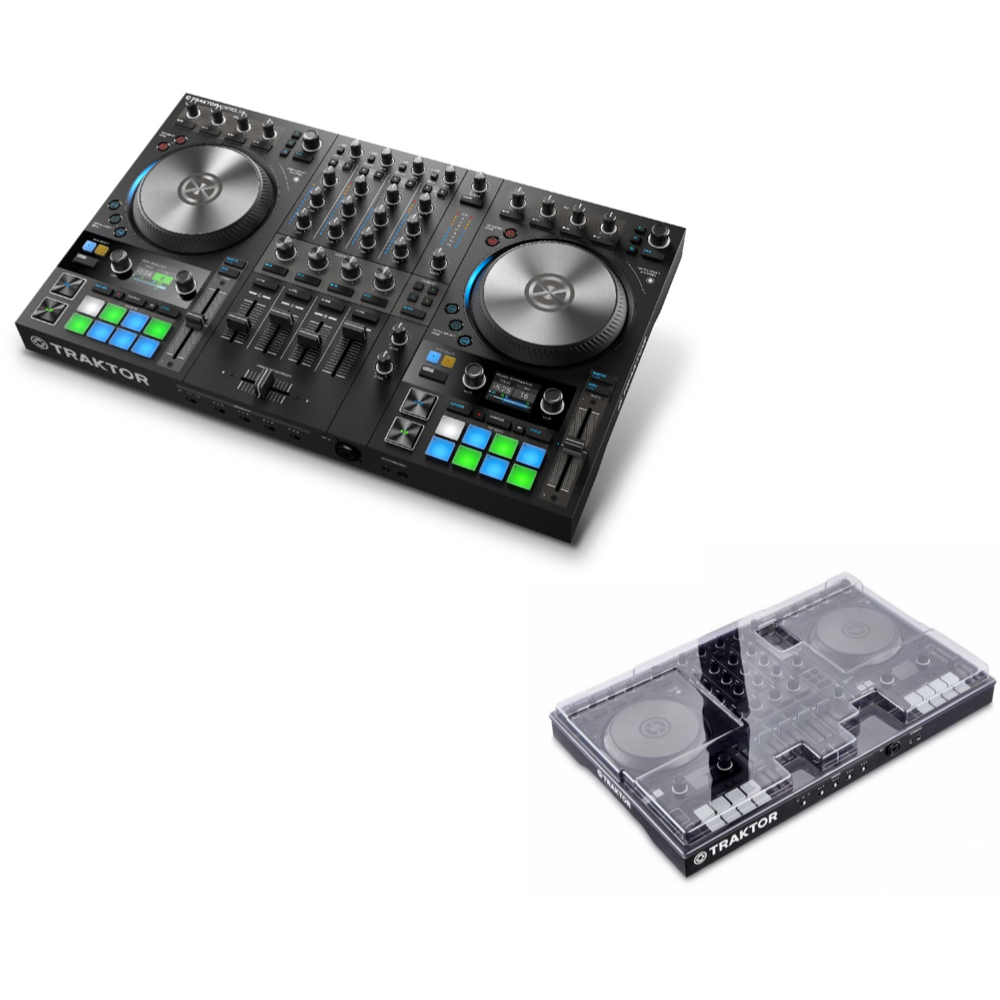 Native Instruments Kontrol S4 Mk3 + Decksaver - Pack Dj Avec Housse/flight/decksaver - Variation 1