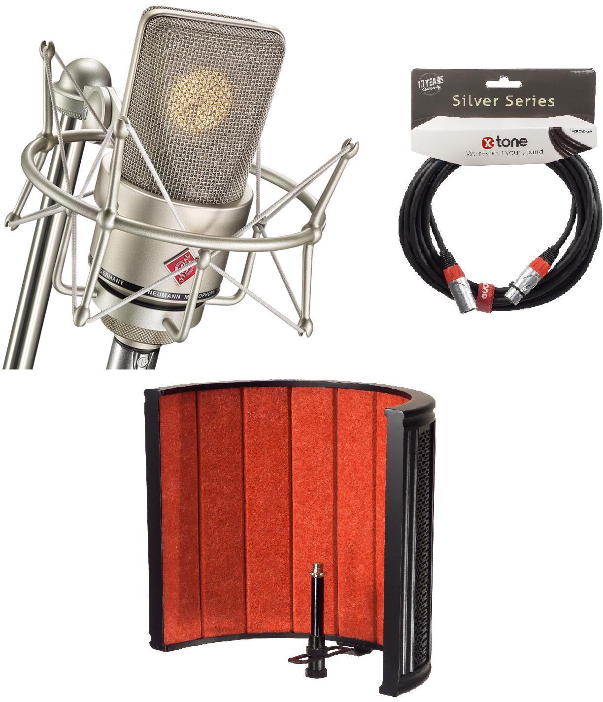 Pack micro  Neumann TLM 103 Studio Set + X-TONE X-Screen Pro + X-TONE X2001-6M - Xlr Xlr 6M
